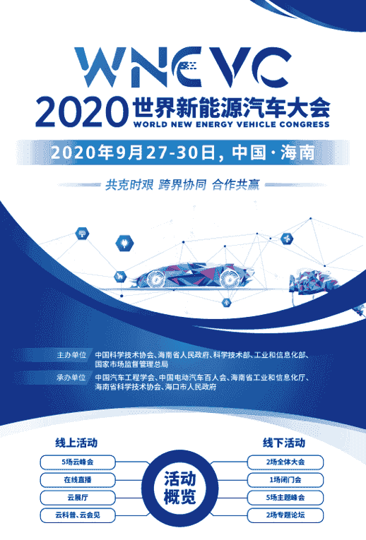 2020世界新能源汽車大會新聞發布會在京召開